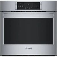 Bosch 30" 4.6 Cu. Ft. True Convection Electric Wall Oven (HBL8454UC) - Stainless Steel