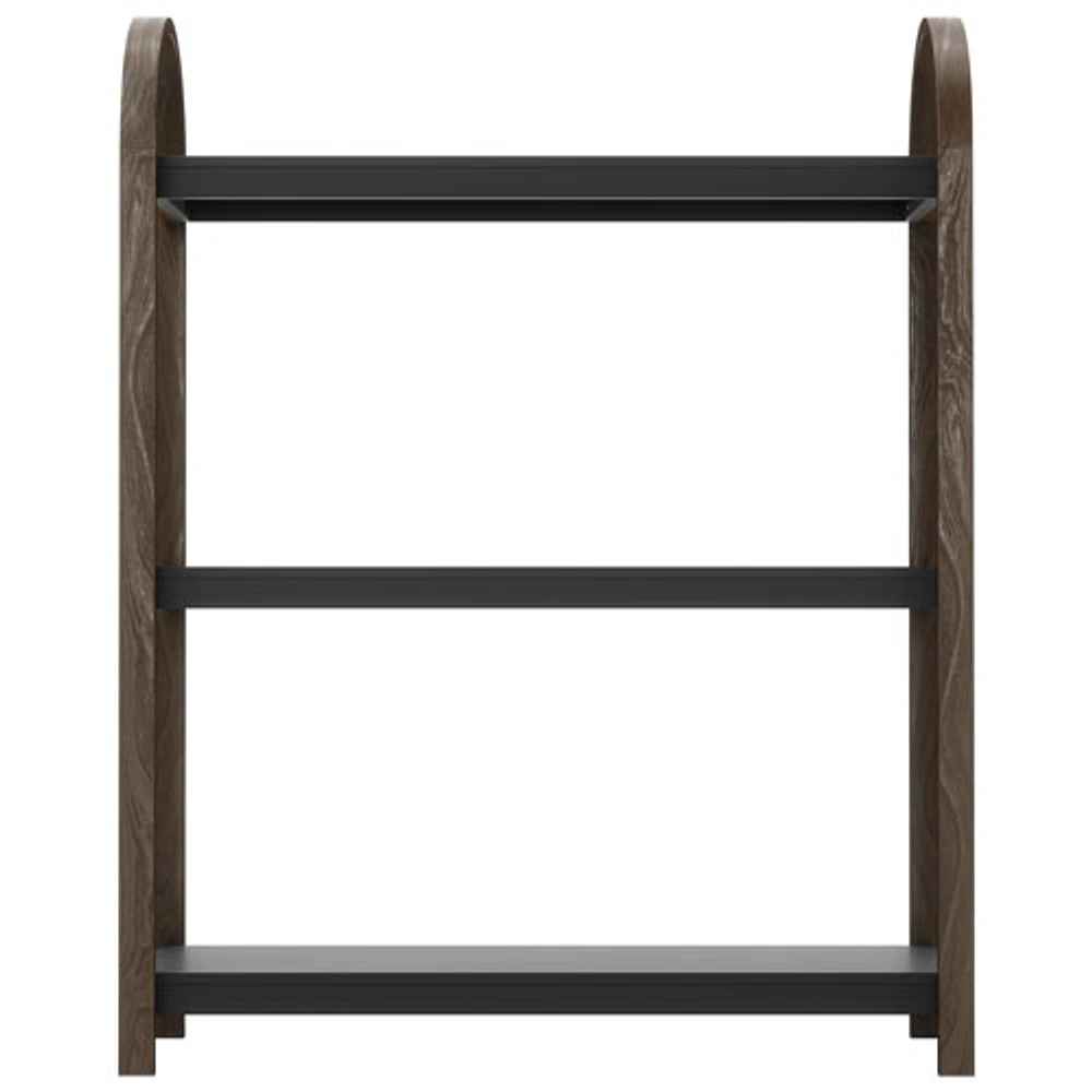 Tablette autoportante de 35,4 po à 3 tablettes Bellwood d’Umbra - Noir/Naturel