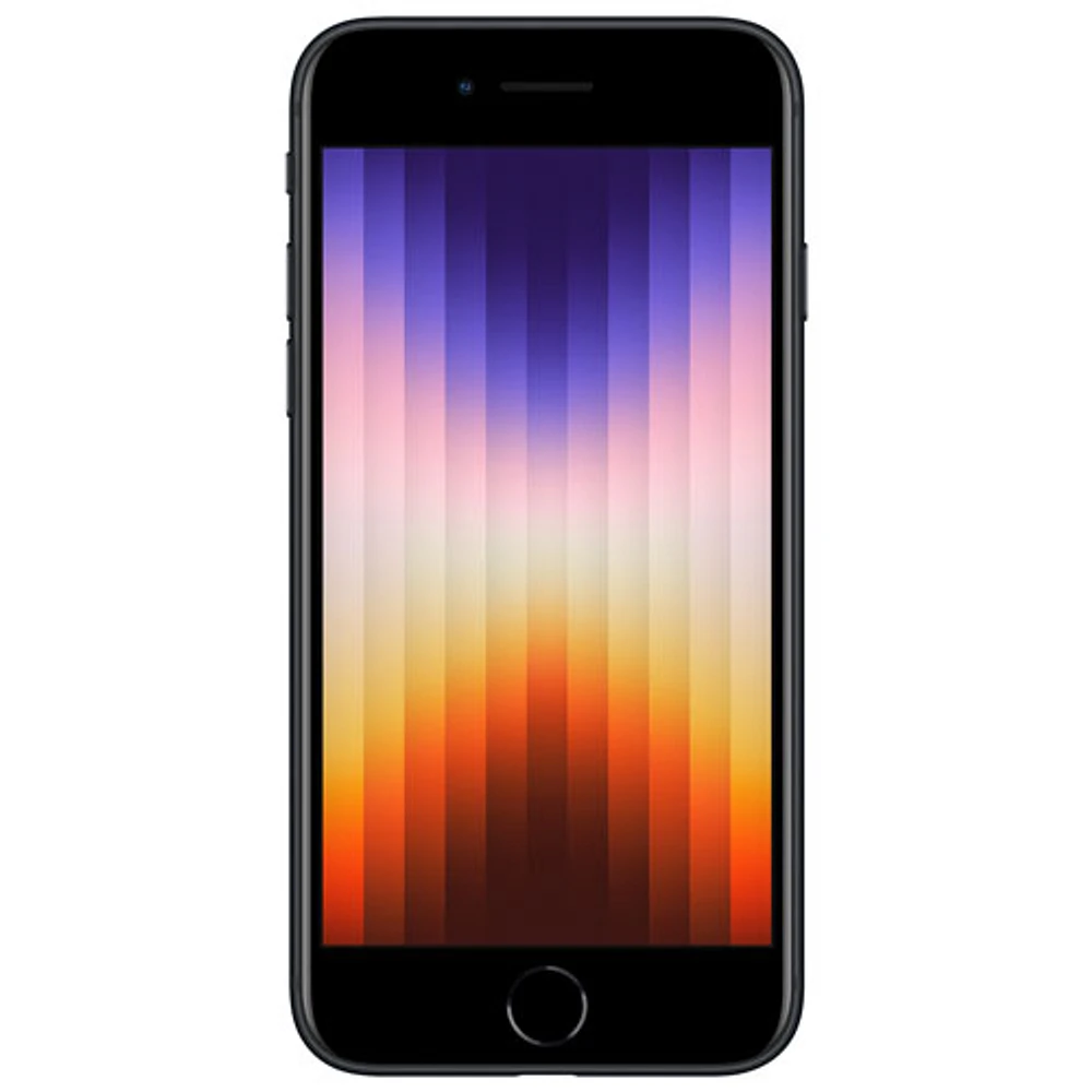 TELUS Apple iPhone SE 64GB (3rd Generation) - Midnight - Monthly Financing