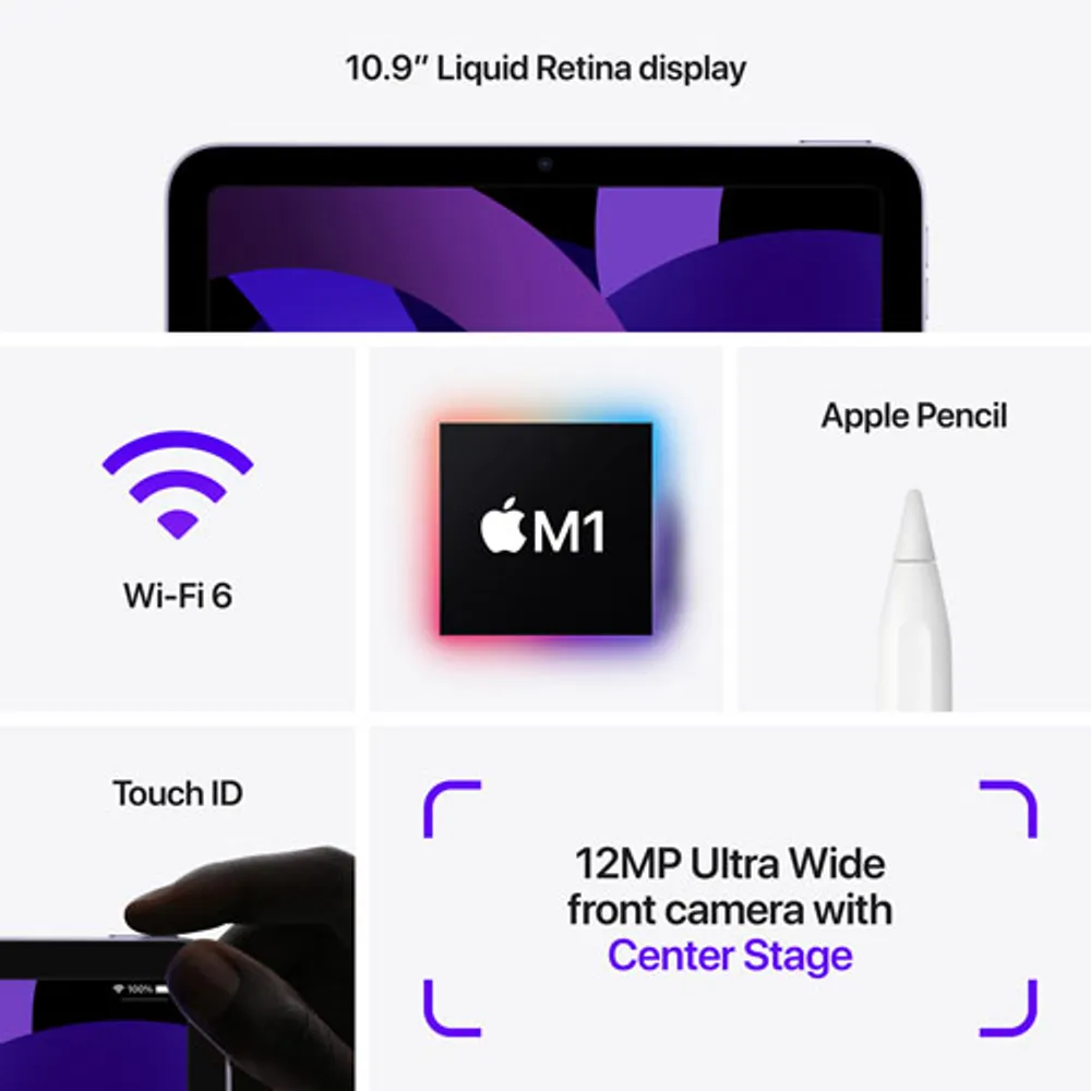 iPad Air 10,9 po Go avec Wi-Fi d'Apple (5e génération