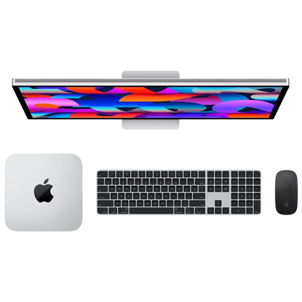 Moniteur inclinable écran Retina 5K verre standard 27 po Studio Display d'Apple (MYJG3VC/A)-Argenté