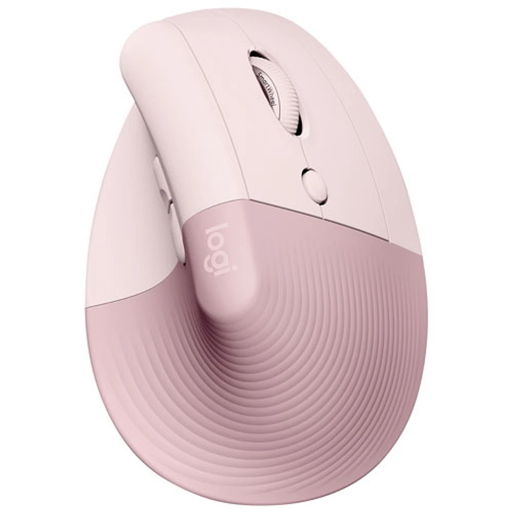 Logitech Lift Vertical Ergonomic 4000 DPI Wireless Mouse - Rose