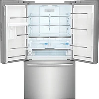 Frigidaire Gallery 36" French Door Refrigerator w/ Water Dispenser & Ice Maker (GRFN2853AF) -Stainless Steel