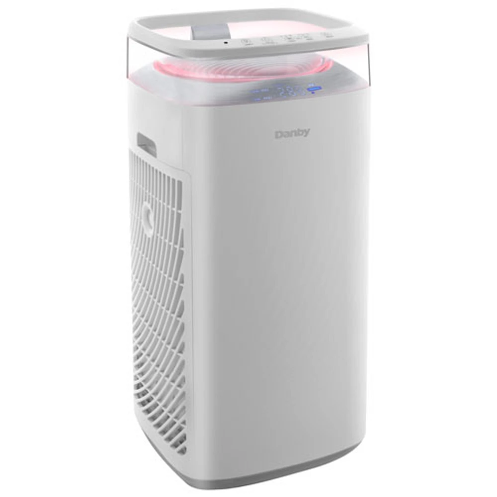 Purificateur d'air de Danby avec filtre HEPA - 450 pi² - Blanc