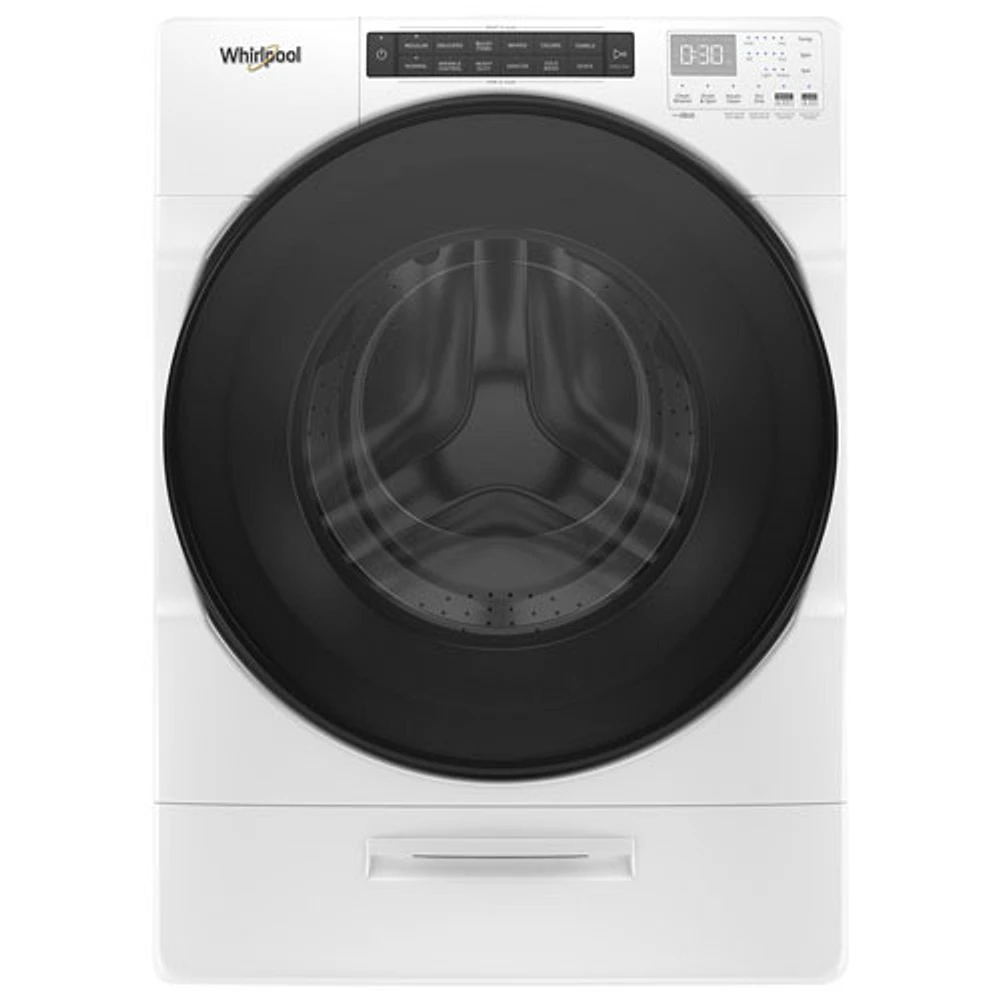 Duo laveuse-sécheuse électrique de 5,2 pi³ de Whirlpool (WFC682CLW) - Blanc