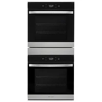 Whirlpool 23" 5.80 Cu. Ft. Double True Convection Electric Wall Oven (WOD52ES4MZ) - Fingerprint Resistant Stainless Steel