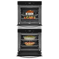 Whirlpool 23" 5.80 Cu. Ft. Double True Convection Electric Wall Oven (WOD52ES4MZ) - Fingerprint Resistant Stainless Steel