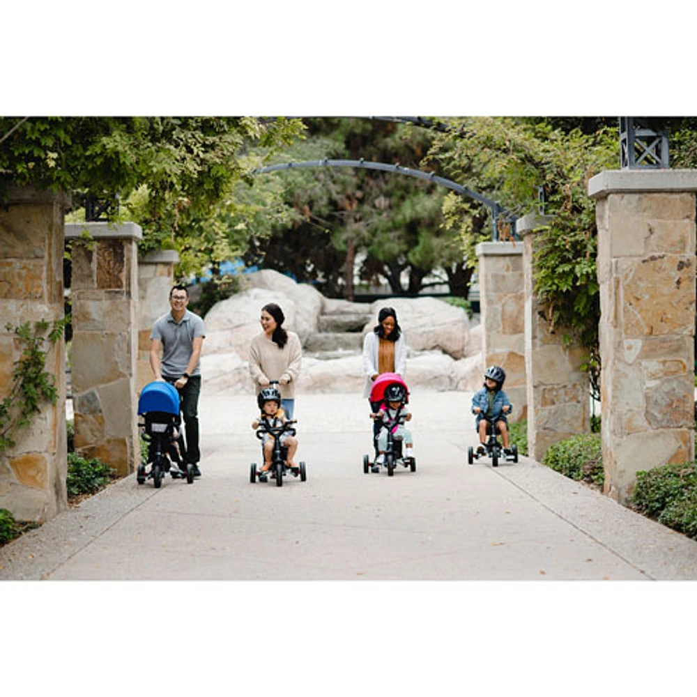 Joovy Tricycoo UL 7.5" Kids Folding Push/Pedal Tricycle - Blueness