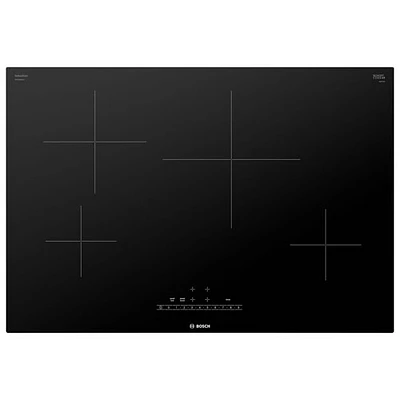 Surface de cuisson à induction de 30 po à 4 éléments de Bosch (NIT5060UC) - Noir