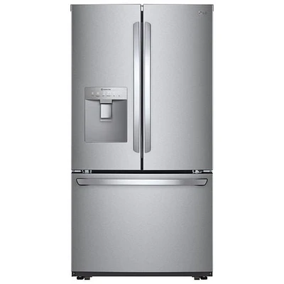 Réfrigérateur à deux portes de 29 pi³ et 36 po de LG (LRFWS2906S) - Acier inoxydable - Boîte ouverte - Parfait état