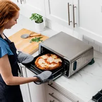 Ninja Foodi 10-in-1 Dual Heat Air Fryer Oven - 0.39 Cu.Ft./11L - Silver