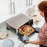 Ninja Foodi 10-in-1 Dual Heat Air Fryer Oven - 0.39 Cu.Ft./11L - Silver