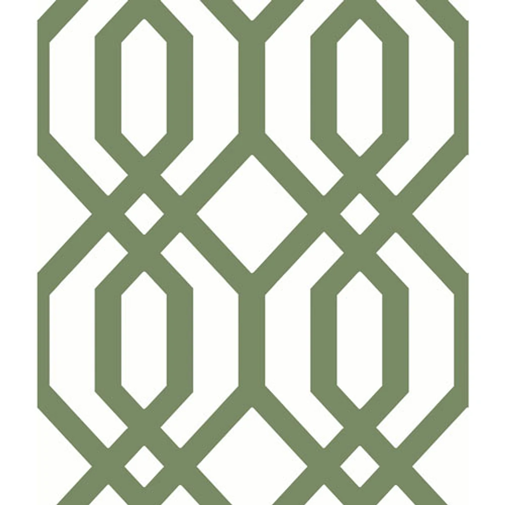 RoomMates Gazebo Lattice Peel & Stick Wallpaper - Green