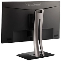 Moniteur DEL IPS Ultra HD 4K 60 Hz de 27 po de Viewsonic avec temps de réponse de 5 ms gris à gris (VP2756-4K) - Noir