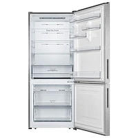 Hisense 28" 14.7 Cu. Ft. Counter-Depth Bottom Freezer Refrigerator (RB15A2CSE) - Titanium