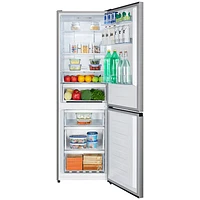 Hisense 24" 10.8 Cu. Ft. Counter-Depth Bottom Freezer Refrigerator (RB12A2CSE) - Titanium