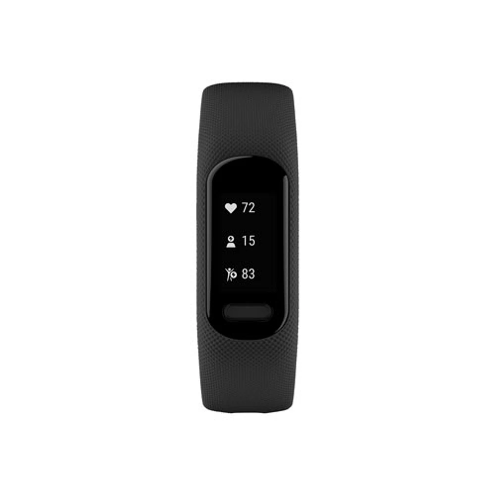 Garmin vivosmart 5 Fitness Tracker with Heart Rate Monitor - Large - Black