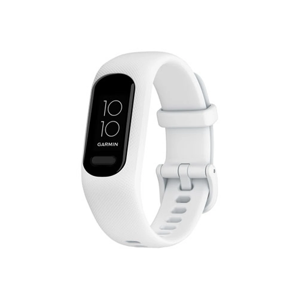 Moniteur de mise en forme et de fréquence cardiaque vivosmart 5 de Garmin - Petit/Moyen - Blanc