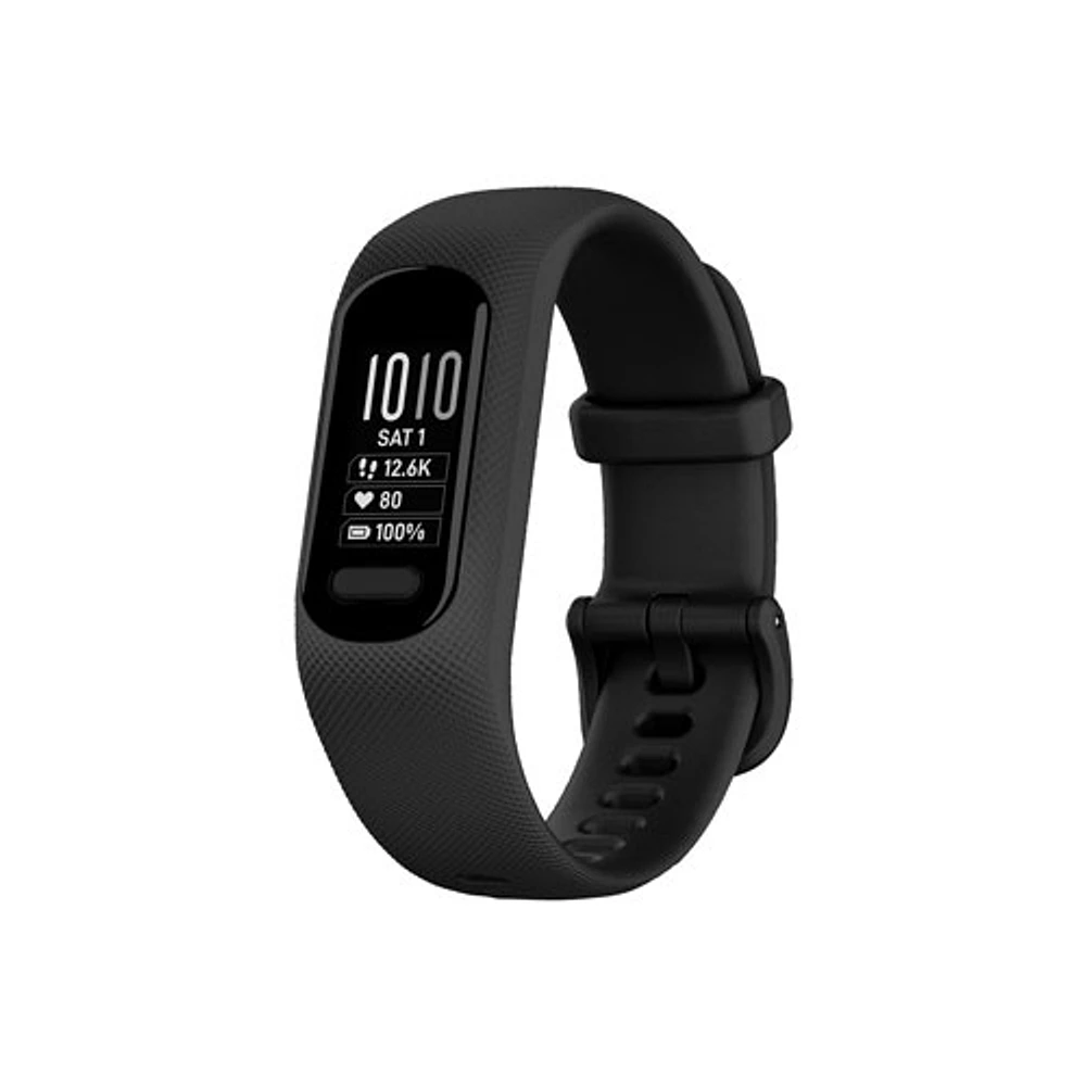 Garmin vivosmart 5 Fitness Tracker with Heart Rate Monitor - Small/Medium - Black