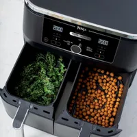 Ninja Foodi 4-in-1 Dual Zone Air Fryer - 9.46kg/10Qt - Black - Only at Best Buy
