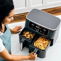 Ninja Foodi 4-in-1 Dual Zone Air Fryer - 9.46kg/10Qt - Black - Only at Best Buy