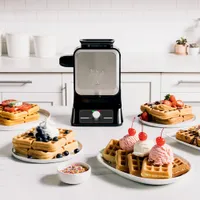 Ninja Foodi Belgian Waffle Maker - Black/Silver
