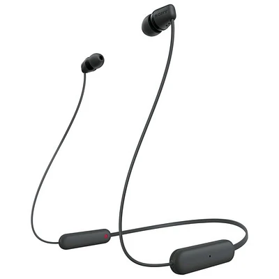 Écouteurs boutons Bluetooth WIC100 de Sony - Noir