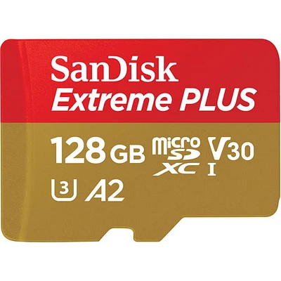 Carte mémoire microSD Go 200 Mo/s Extreme Plus de SanDisk