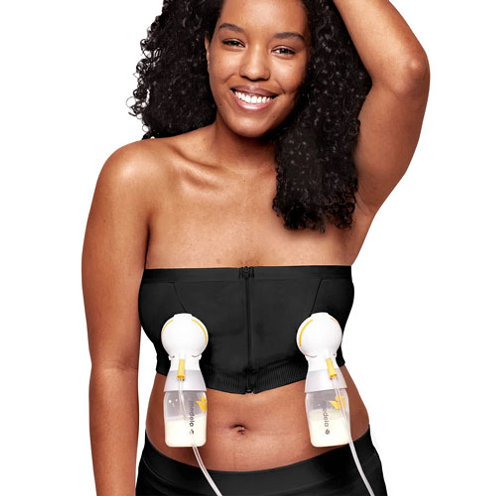 Bustier tire-lait mains libres de Medela - Très grand - Noir