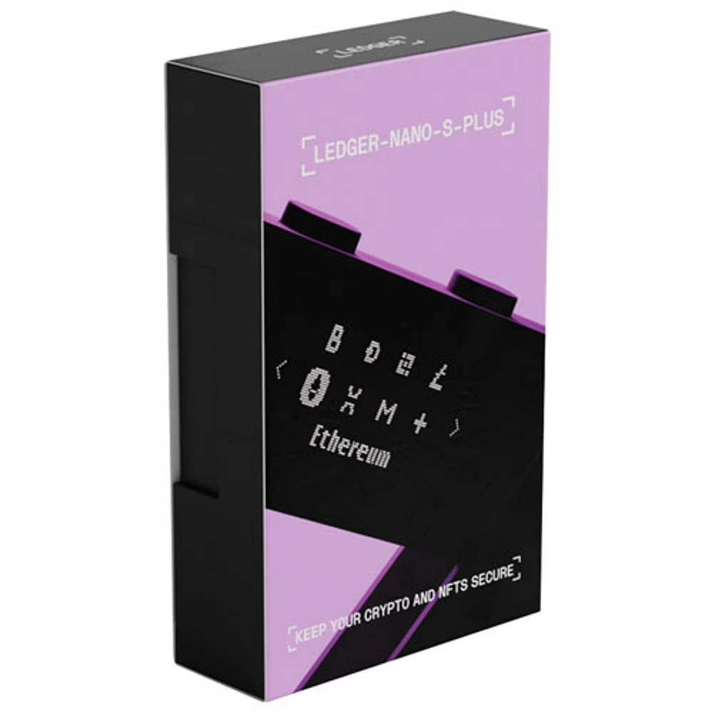 Ledger Nano S Plus Crypto Hardware Wallet USB-C - Matte Black