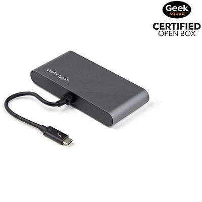 Boîte ouverte - Mini station d'accueil Thunderbolt 3 de StarTech (TB3DKM2HDL)
