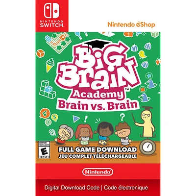 Big Brain Academy: Brain vs. Brain (Switch) - Téléchargement numérique