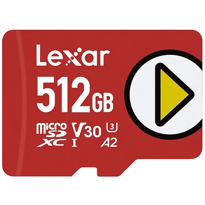 Carte mémoire microSD Play de 150 Mo/s et Go de Lexar