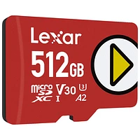 Carte mémoire microSD Play de 150 Mo/s et Go de Lexar