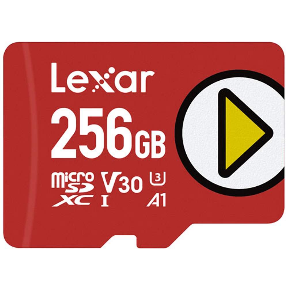 Carte mémoire microSDXC 150 Mo/s de 256 Go PLAY de Lexar