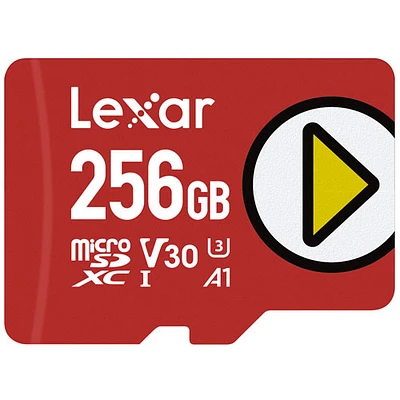 Lexar PLAY 256GB 150MB/s microSDXC Memory Card