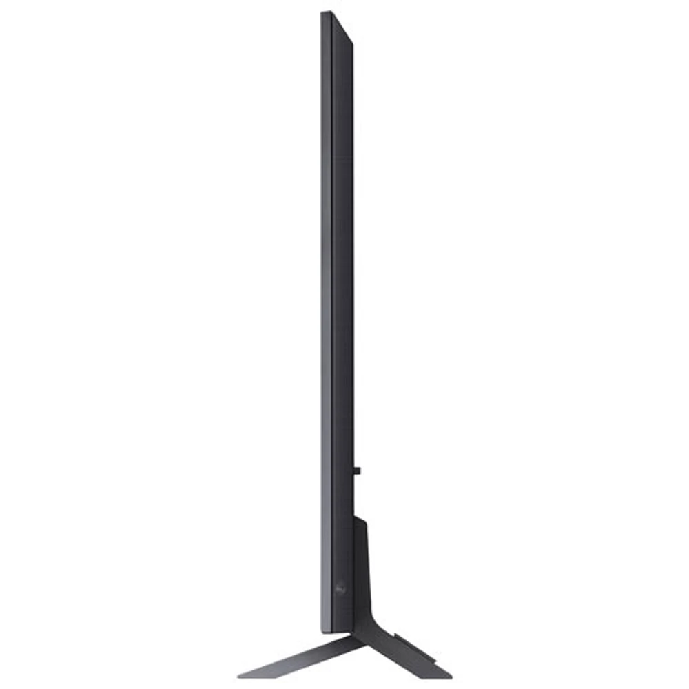 Téléviseur intelligent webOS HDR QNED UHD 4K de 55 po de LG (55QNED85UQA) - 2022 - Argenté titane foncé/Bleu cendré