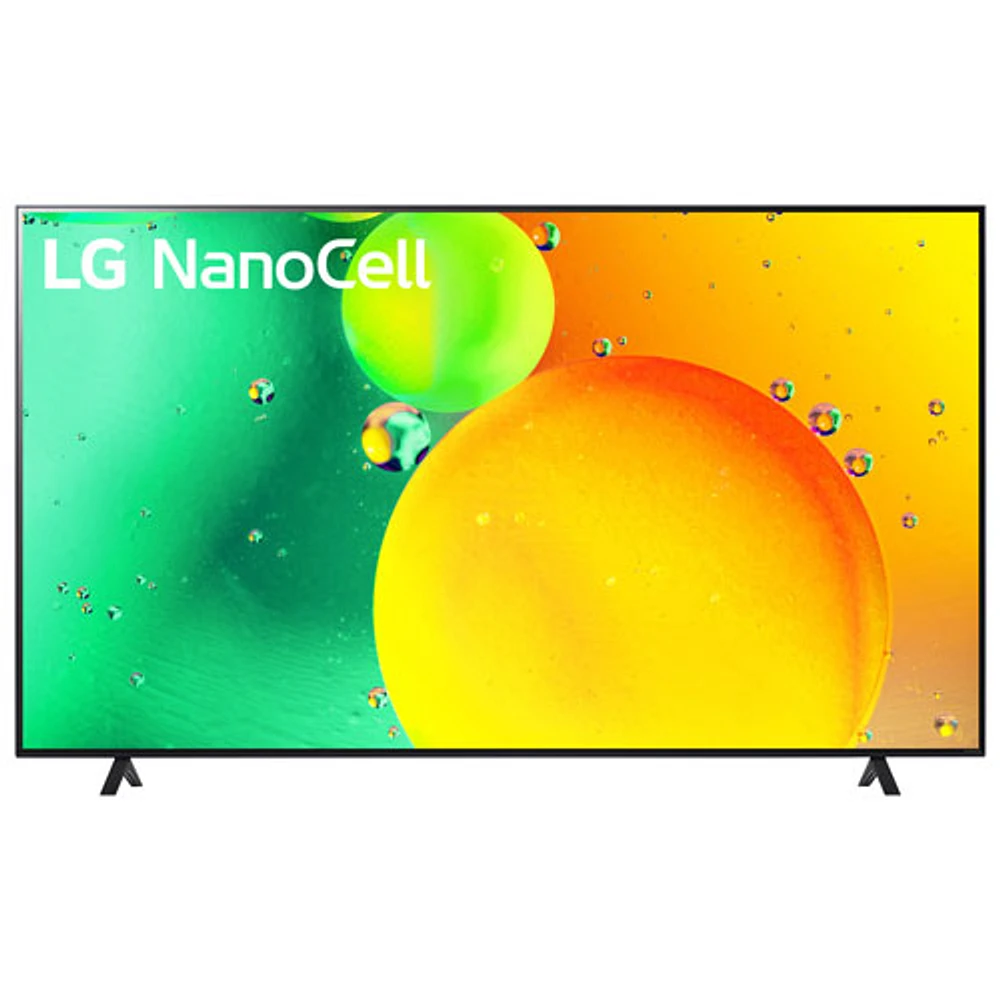 LG NanoCell 75" 4K UHD HDR LED webOS Smart TV (75NANO75UQA) - 2022 - Ashed Blue