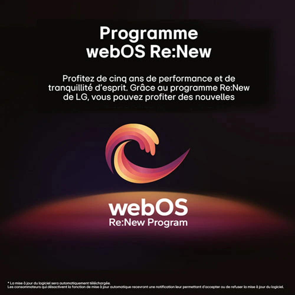 Téléviseur intelligent webOS HDR DEL UHD 4K de 65 po NanoCell de LG (65NANO75UQA) - 2022 - Bleu cendré