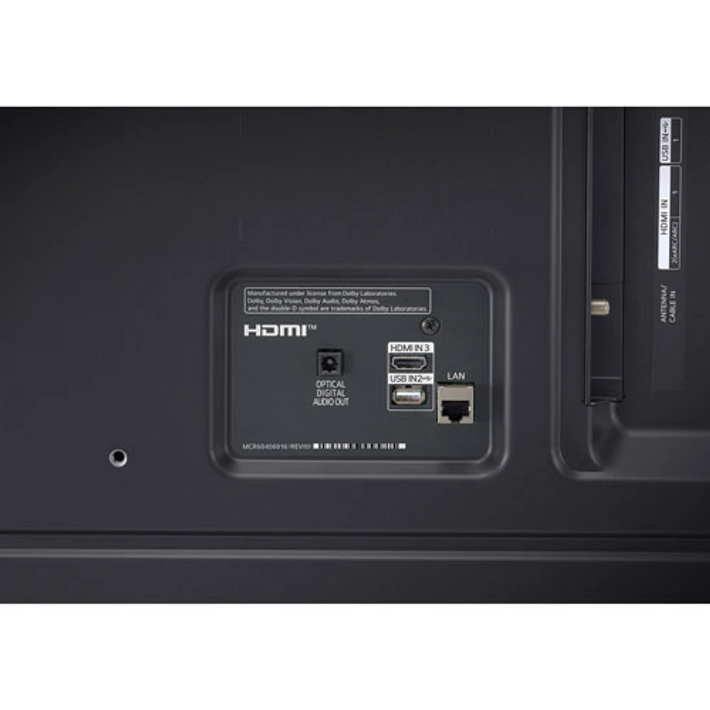 Téléviseur intelligent webOS HDR DEL UHD 4K de 50 po de LG (50NANO75UQA) - 2022 - Bleu cendré