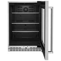 KitchenAid Undercounter 5.2 Cu. Ft. Freestanding Bar Fridge (KURR314KSS) - Stainless Steel