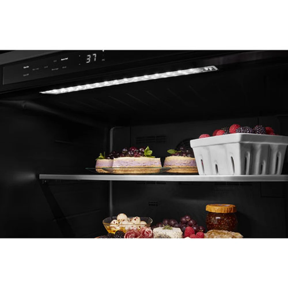 KitchenAid Undercounter 5.2 Cu. Ft. Freestanding Bar Fridge (KURL314KBS) - Black Stainless Steel
