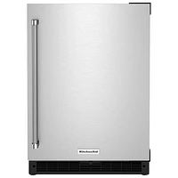 KitchenAid Undercounter 5.0 Cu. Ft. Freestanding Bar Fridge (KURR114KSB) - Stainless Steel