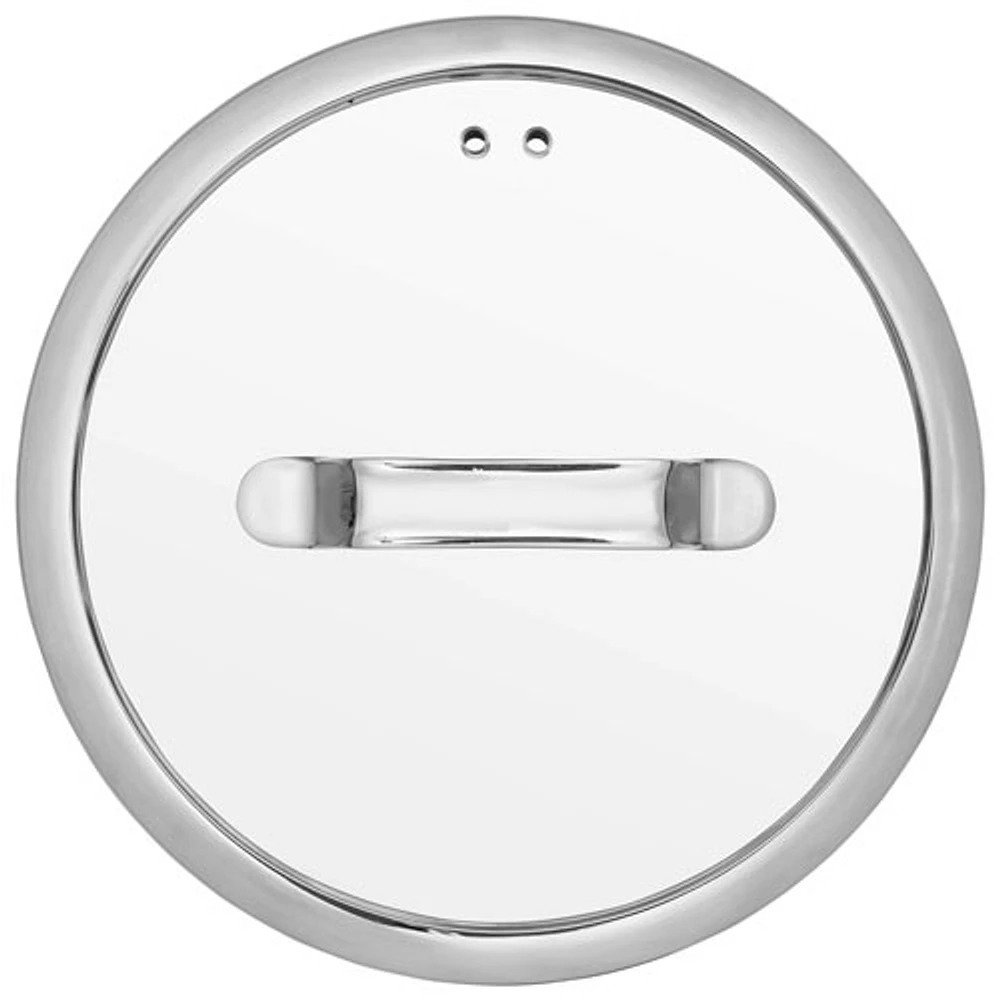 Couvercle en verre et acier inoxydable de 22 cm de Scanpan - Argenté