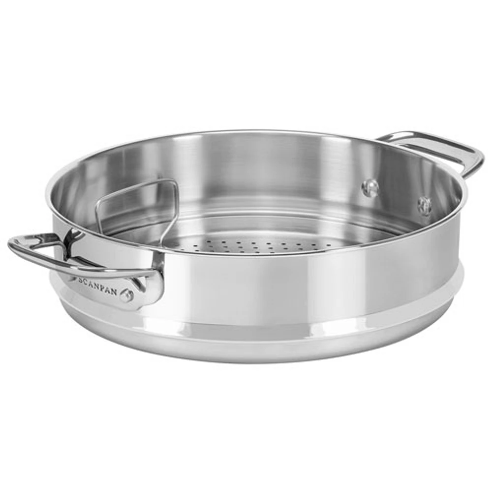 Panier cuit-vapeur de 26 cm en acier inoxydable pour poêle Bistro de Scanpan - Argenté