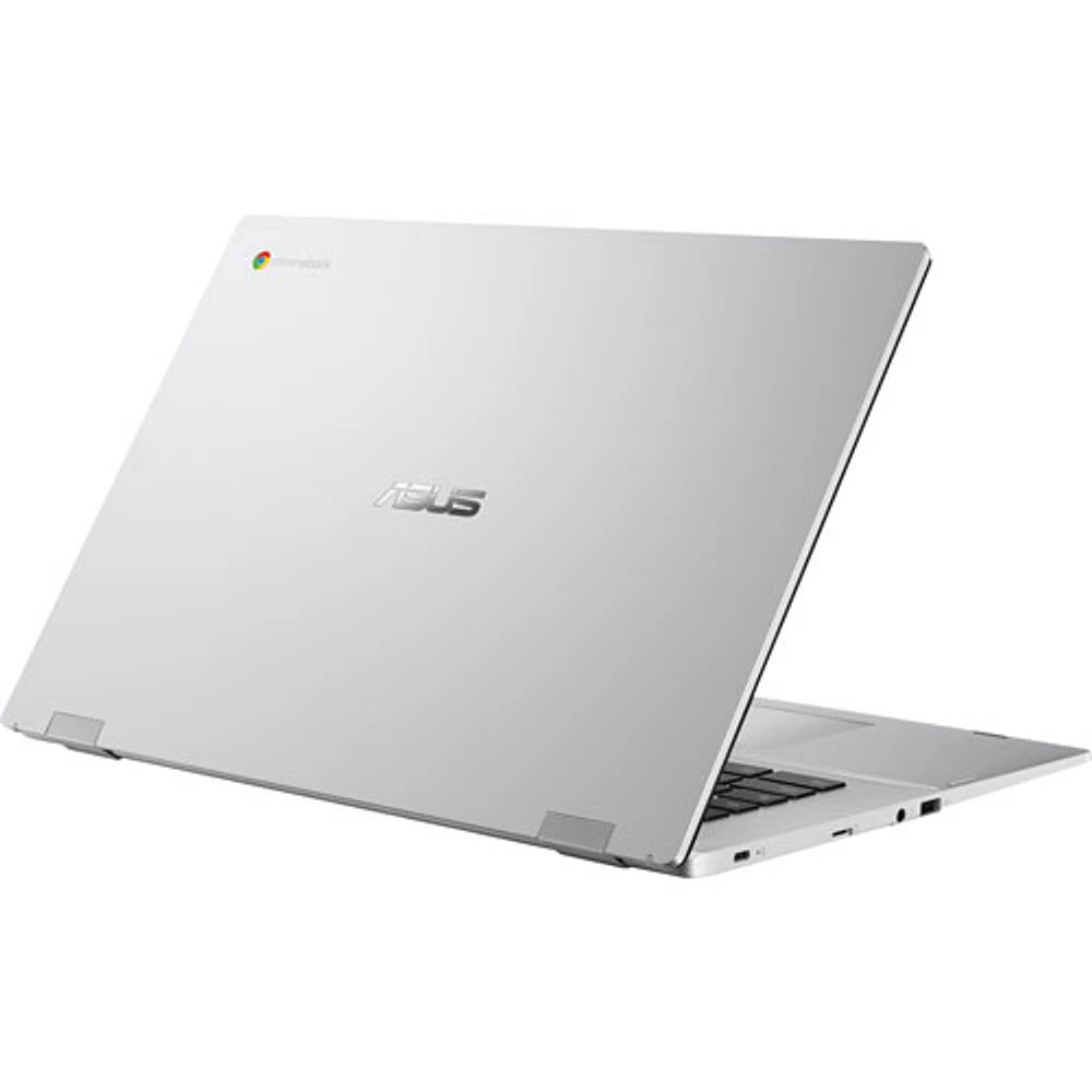 Chromebook de 17,3 po d'ASUS - Argenté transparent (Pentium Silver N6000 d'Intel/eMMC 128 Go/RAM 8 Go/ChromeOS)