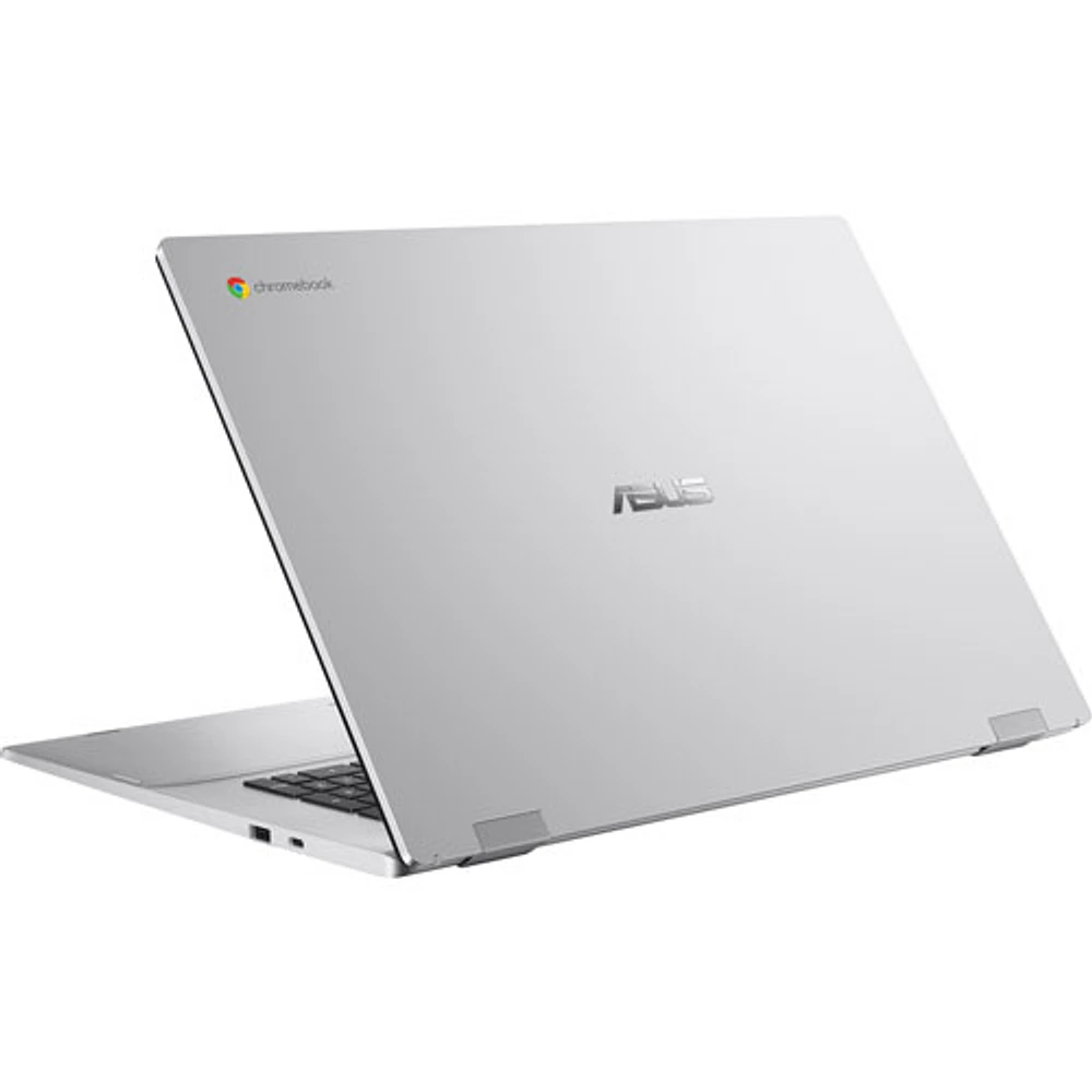 Chromebook de 17,3 po d'ASUS - Argenté transparent (Pentium Silver N6000 d'Intel/eMMC 128 Go/RAM 8 Go/ChromeOS)