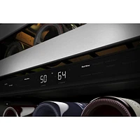 Cellier autonome à deux zones de température de KitchenAid pour 46 bouteilles (KUWR314KSS) - Acier inoxydable