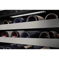 Cellier autonome à deux zones de température de KitchenAid pour 46 bouteilles (KUWR314KSS) - Acier inoxydable