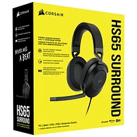 Corsair HS65 Surround Gaming Headset - Black